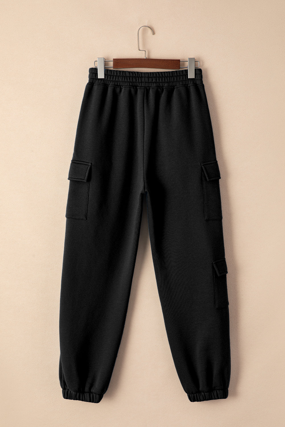 Pocketed Elastic Waist Active Joggers  Trendsi   