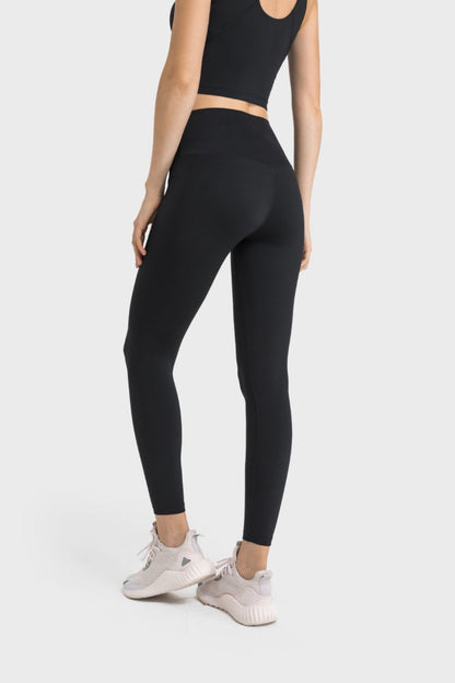 Millennia High Waist Active Pants  Trendsi   