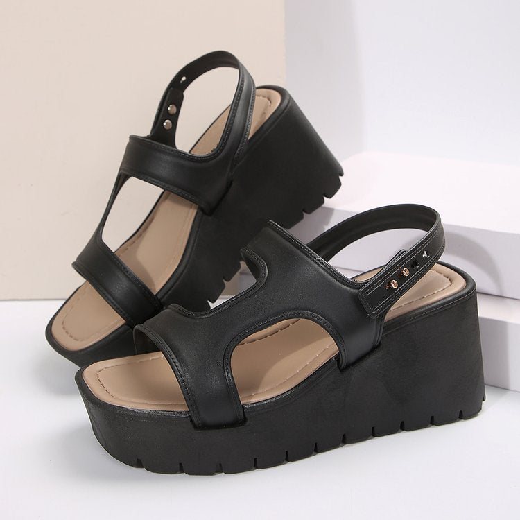 Open Toe Wedge Sandals  Trendsi   