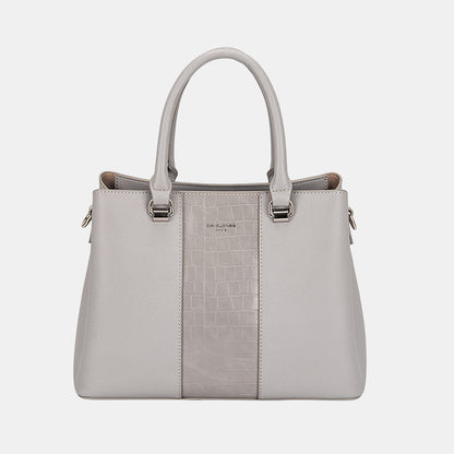 David Jones PU Leather Handbag  Trendsi Grey One Size 