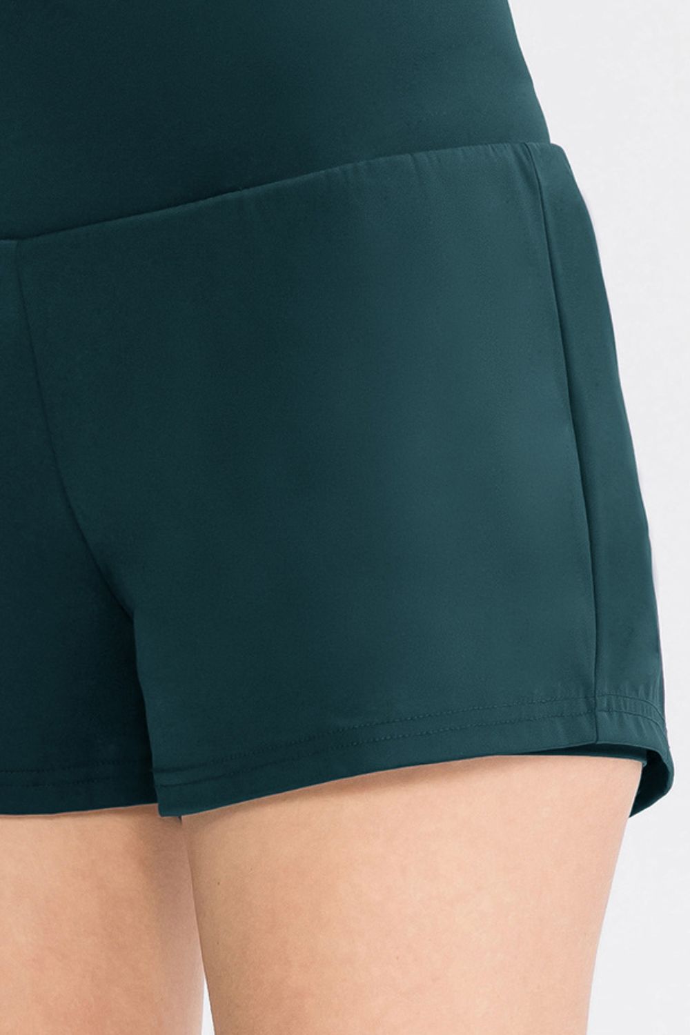 Wide Waistband Sports Shorts with Pockets  Trendsi   