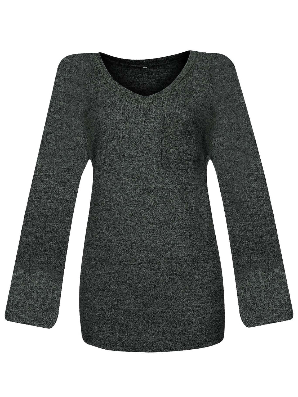 Round Neck Long Sleeve T-Shirt T-Shirt Trendsi   