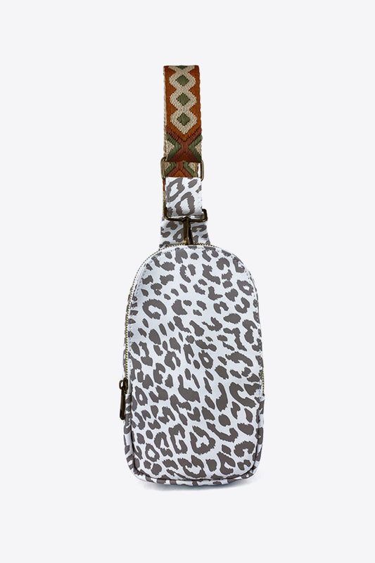 Printed PU Leather Sling Bag  Trendsi   