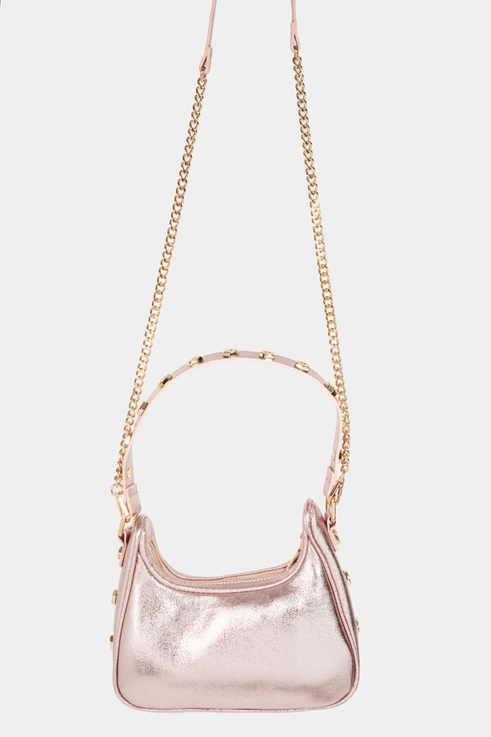 Fame Star Button Trim Hobo Handbag  Trendsi   