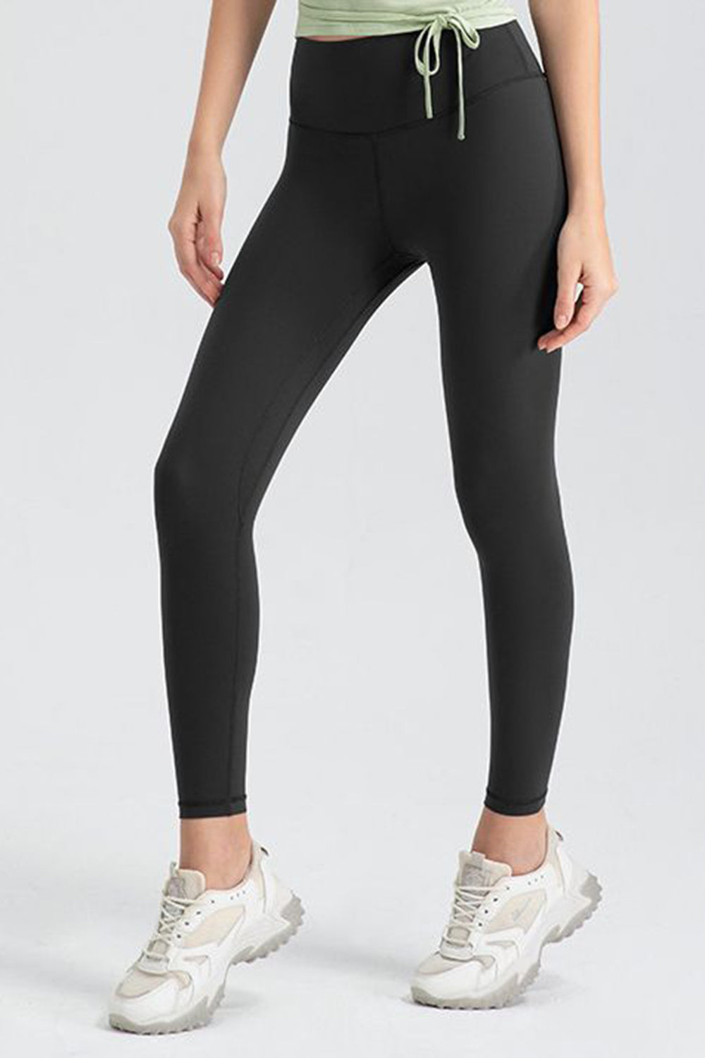 Wide Waistband Slim Fit Active Leggings  Trendsi   