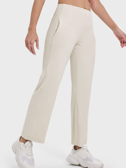 Pocketed High Waist Active Pants