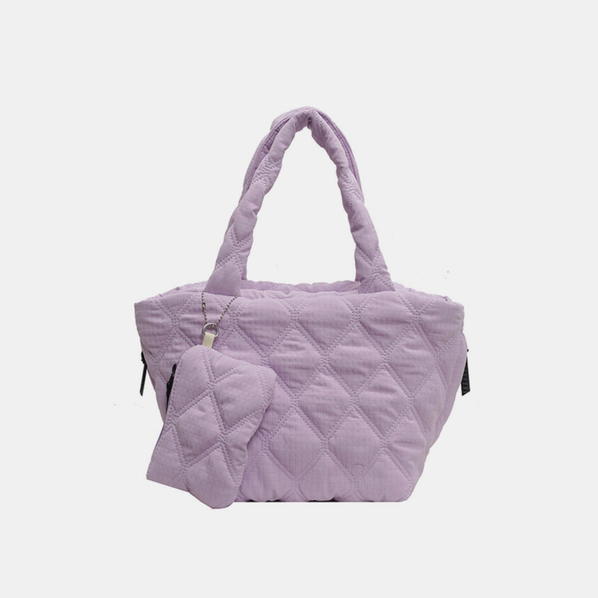 Polyester Medium Tote Bag  Trendsi Pink Purple One Size 