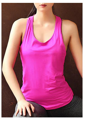 Casual Sleeveless Women  Yoga Shirts