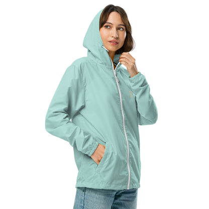 Lightweight zip up windbreaker