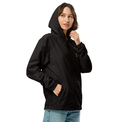 Lightweight zip up windbreaker