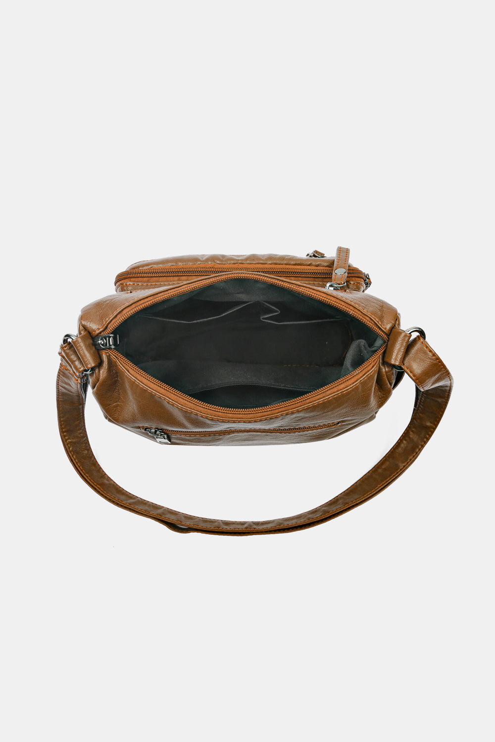 PU Leather Adjustable Strap Crossbody Bag Bag Trendsi   