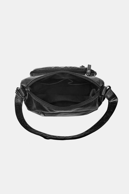 PU Leather Adjustable Strap Crossbody Bag Bag Trendsi   